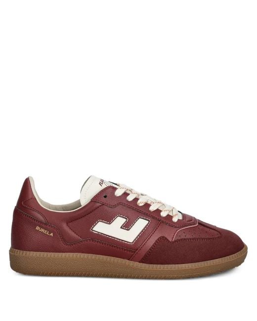 Flamingos Brown Burela Slim Perforated Logo Sneakers