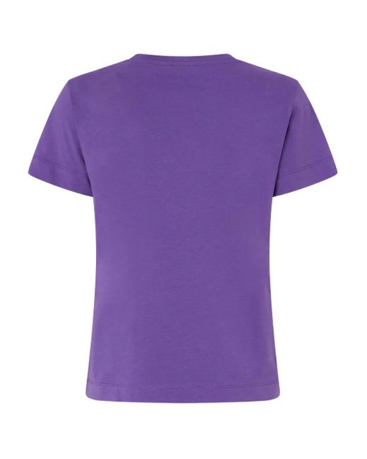 Pinko Purple T-Shirts And Polos