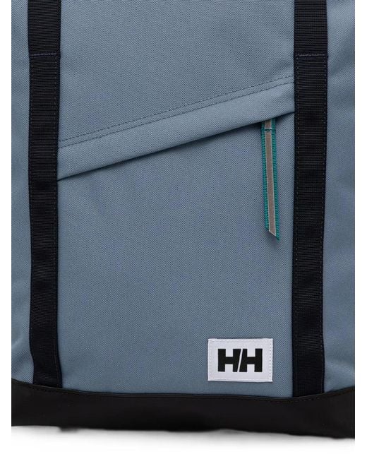 Helly Hansen Blue Stockholm Logo-Patch Buckle-Fastening Backpack