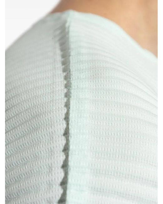 T-Shirt À Design Plissé Homme Plissé Issey Miyake pour homme en coloris Blue