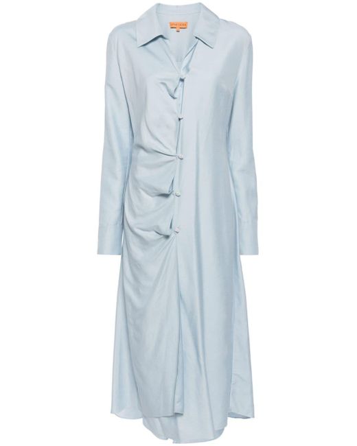 Stine Goya Blue Sgsprencer Asymmetric Dress