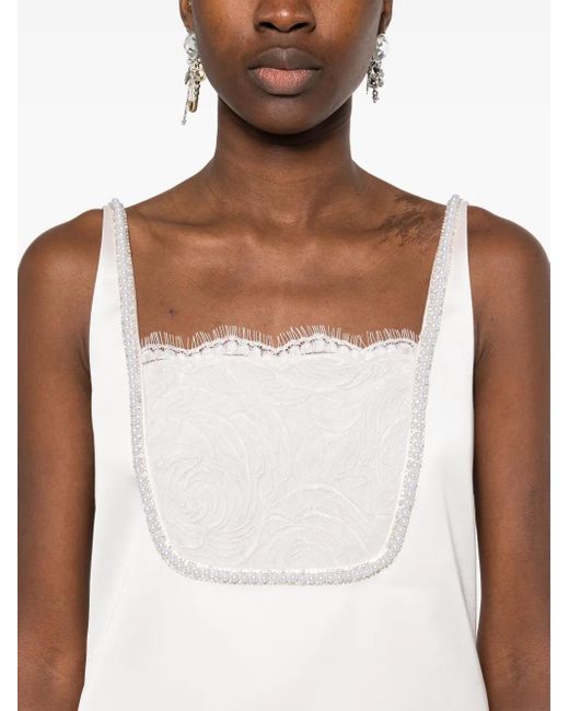 Abito Corto di Self-Portrait in White