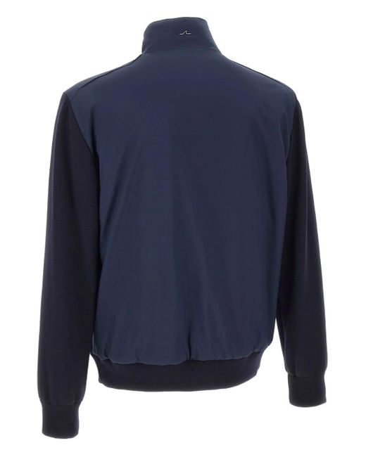 Paul & Shark Blue Zip-Fastenig Jacket for men