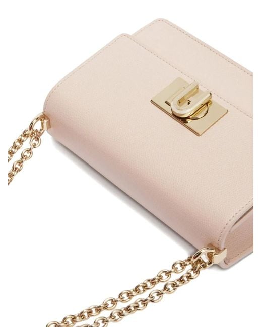 Furla Natural Chain-Strap Shoulder Bag