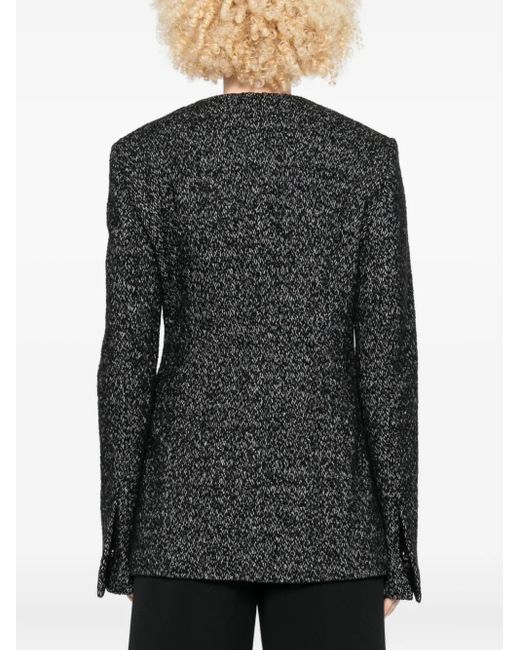 Totême  Black Melierte Jacke