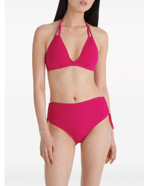 Eres Pink Ever High-waisted Bikini Bottoms