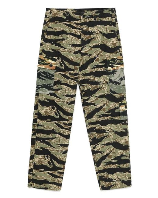 メンズ Givenchy カモフラージュ カーゴパンツ Green