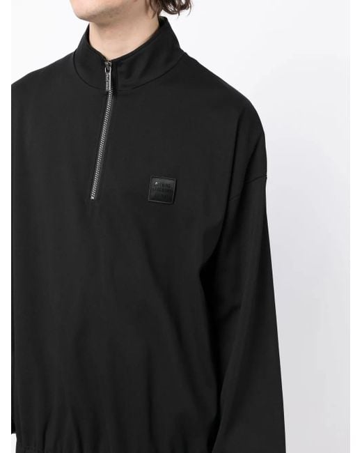 Opening Ceremony Black Box Logo Half-Zip Jacket for men