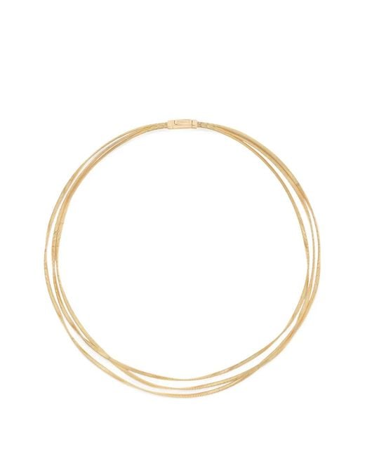 Marco Bicego Metallic Three-Strand Necklace