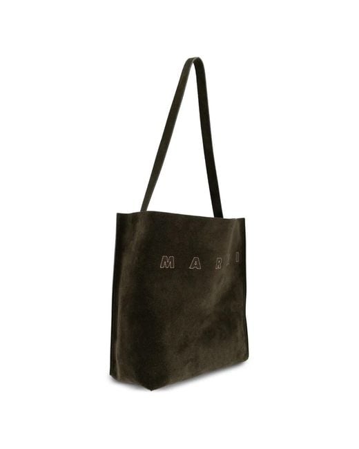 Borsa Tote Museo di Marni in Black