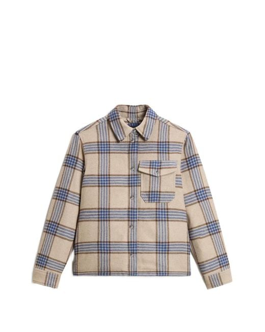Woolrich Multicolor Alaskan Check-Pattern Shirt Jacket