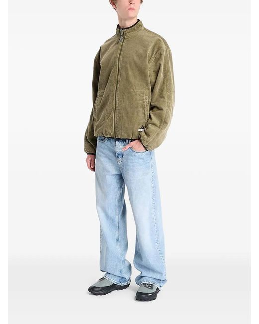 Adidas Green Reversible Corduroy Jacket for men