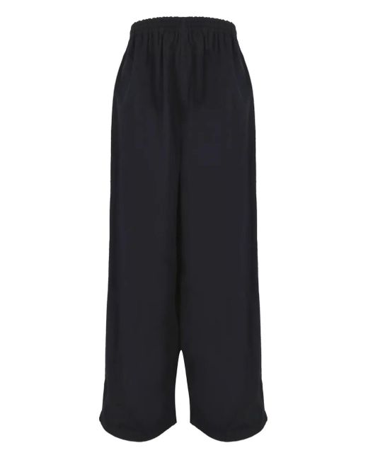 Balenciaga Black Elasticated-Waist Trousers for men