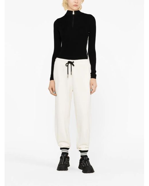 Moncler Black Ribbed Wool Sweater