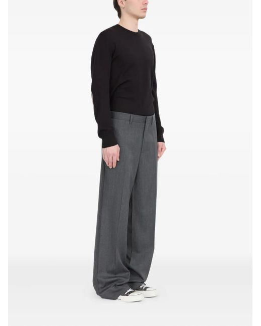 MM6 by Maison Margiela Gray Tailored Trousers for men