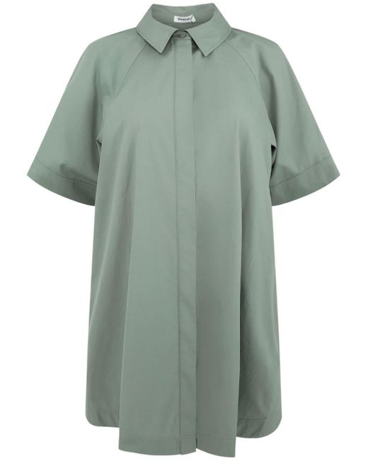 Jonathan Simkhai Blanche Geplooide Midi-jurk in het Green