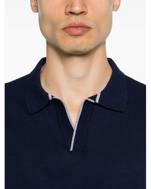 メンズ Fay コットントップ Blue
