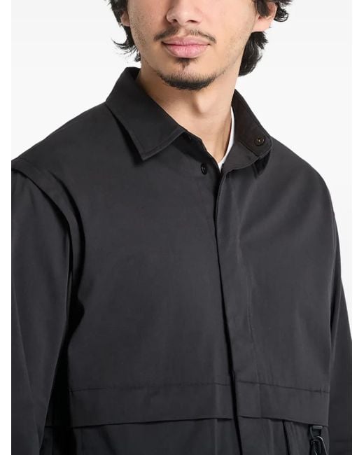 Alpha Industries Gray Utility Shirt Jacket for men