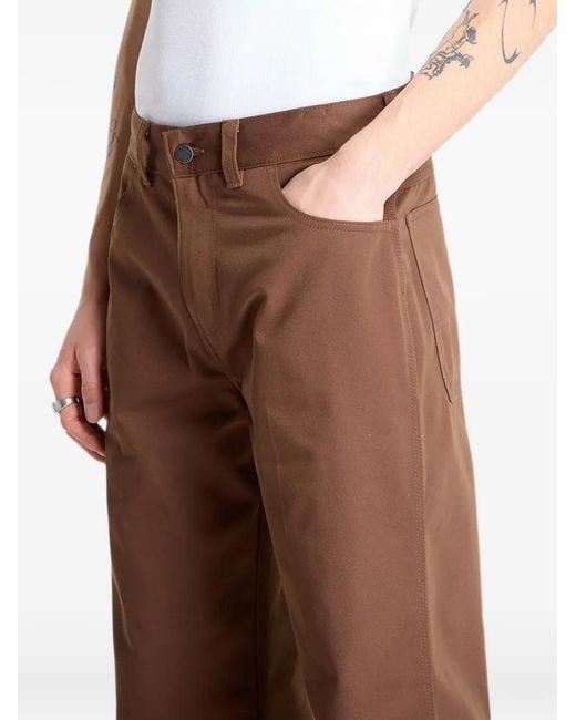 Dickies Union Ruimvallende Broek in het Brown voor heren