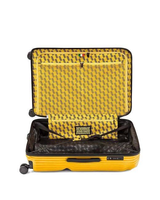 Crash Baggage Yellow Ribbed-Shell Holdall