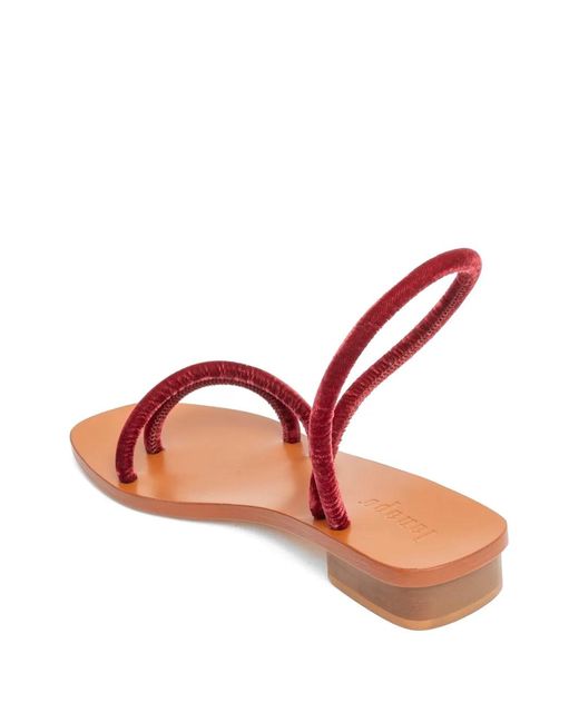 Lanapo Red Monterroso Sandals