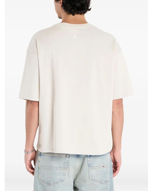 Nike White Flight Essentials Logo-Print T-Shirt for men