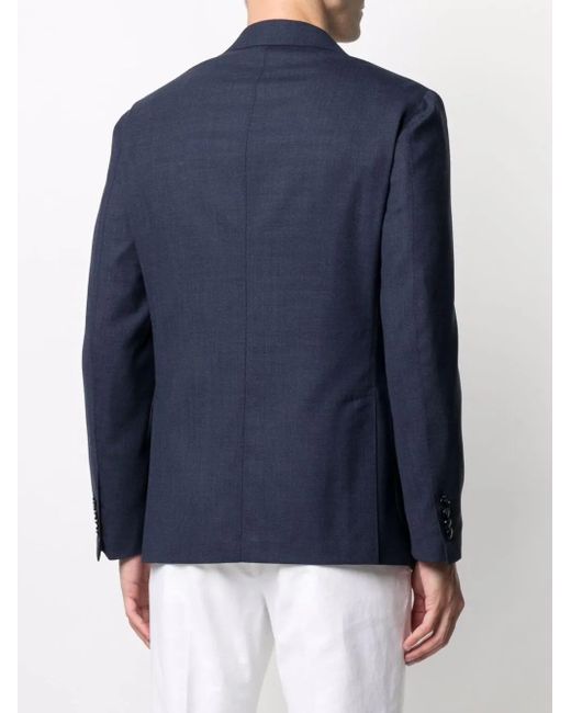 Barba Napoli Blazer Met Dubbele Rij Knopen in het Blue voor heren