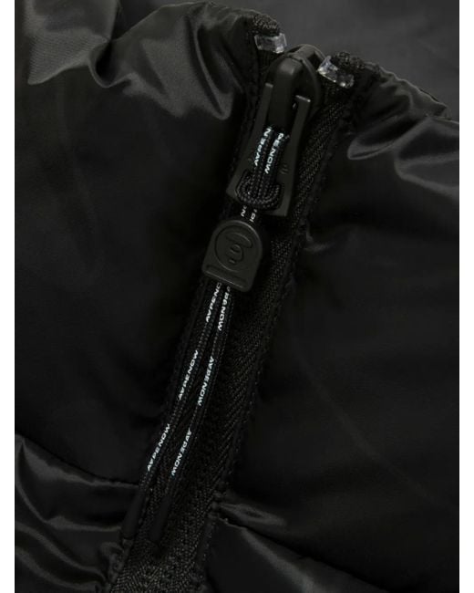 Aape By A Bathing Ape Black Logo Puffer Jacket for men