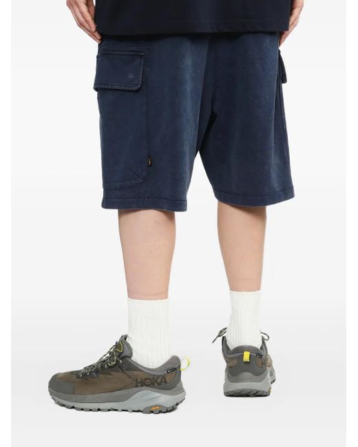 Alpha Industries Blue Cotton Shorts for men
