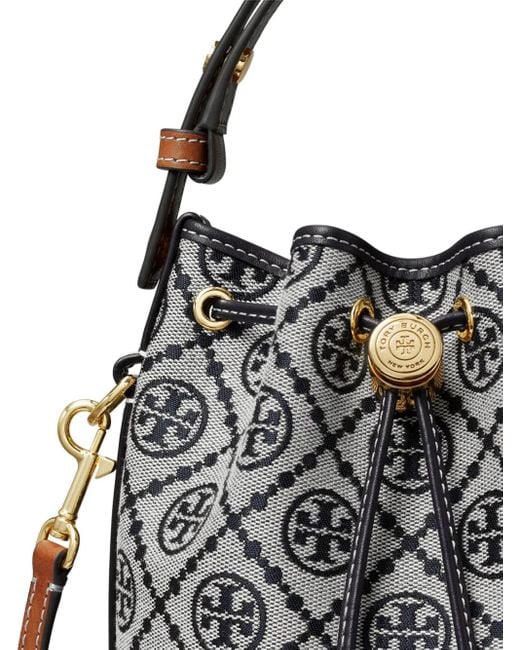 Tory Burch Tモノグラム バケットバッグ Gray