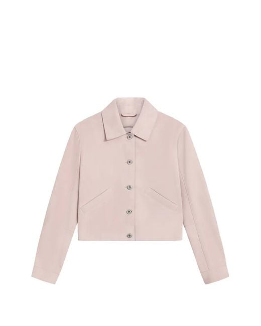 Pence Pink Buttoned Jacket