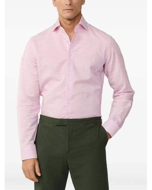 Camisa Knightsbridge Hackett de hombre de color Red