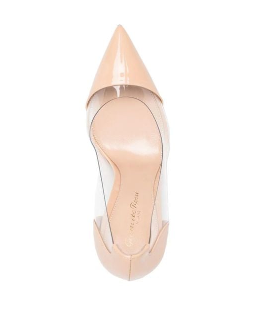 Gianvito Rossi Pink Plexi 105mm Pumps