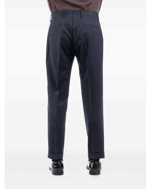 Briglia 1949 Blue Pleated Trousers for men