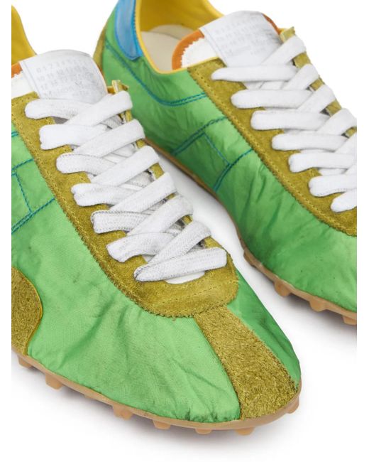 Maison Margiela Green Sprinters Sneakers