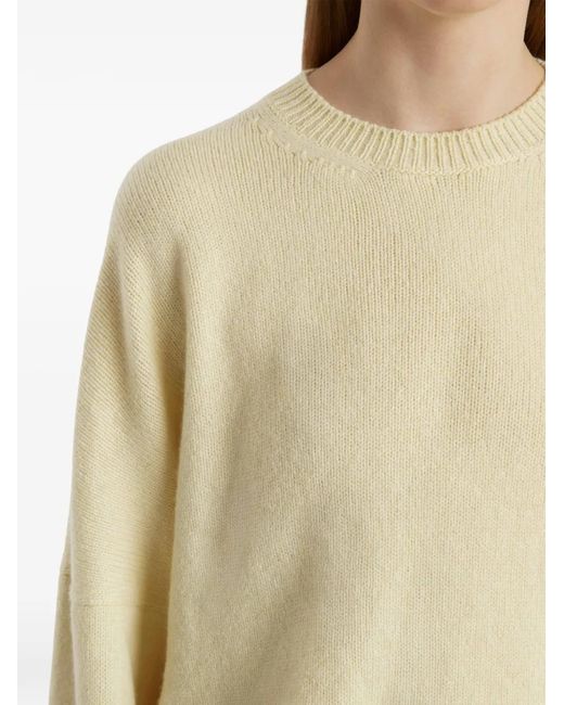 Khaite Yellow Margaux Sweater