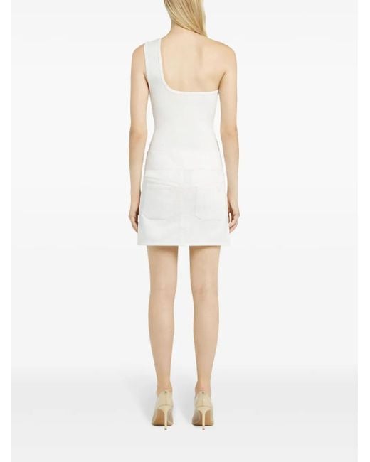 Courreges White Loop 90's Bodysuit