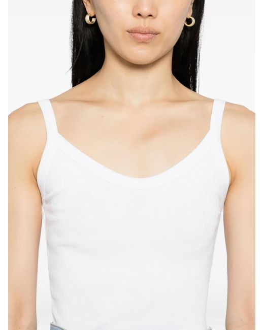Agolde White Jordan Tanktop