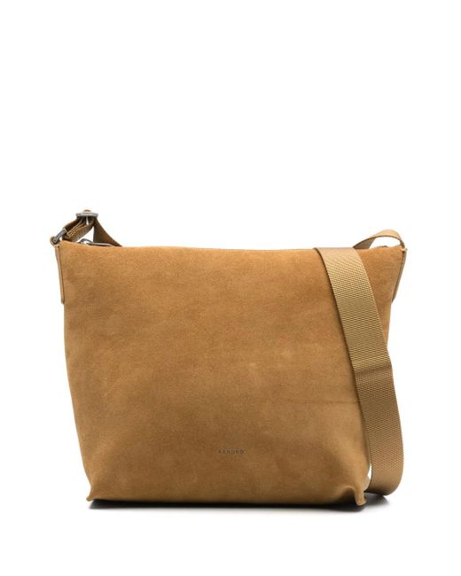 Borsa A Spalla di Sandro in Brown da Uomo