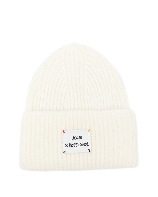 Rossignol White X Jcc Stellar Ribbed-Knit Beanie