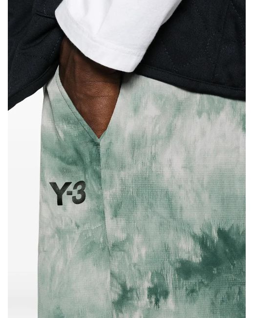 Y-3 Blue Aop Wide Pnt