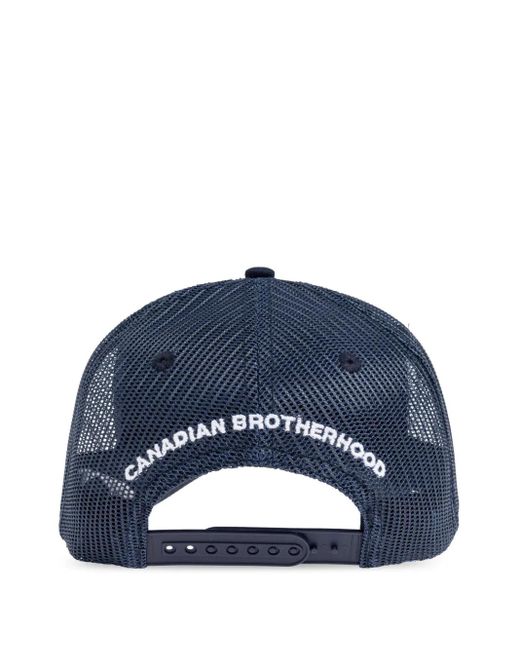 DSquared² Blue Logo-Print Baseball Cap for men