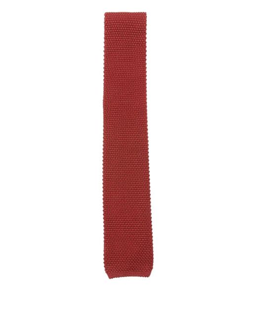 Husbands Knitted Tie in Red für Herren