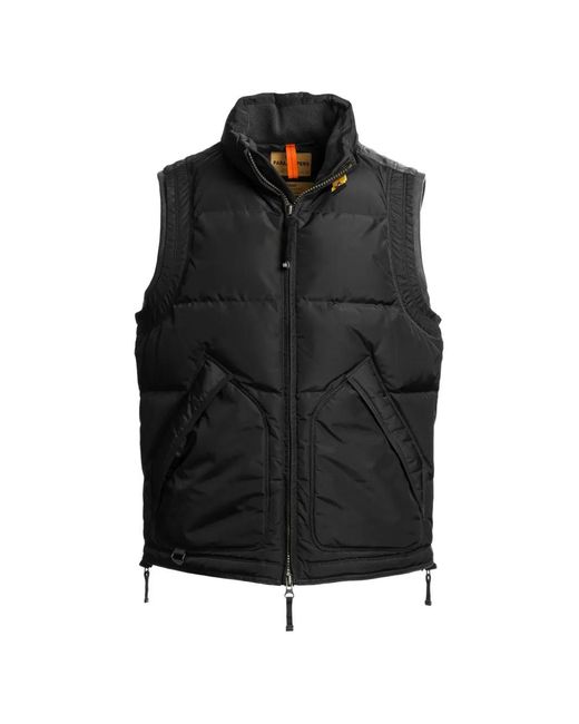 Parajumpers Black Kobuk Quilted Gilet for men