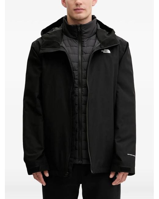 The North Face Black Hooded Zip Jacket for men