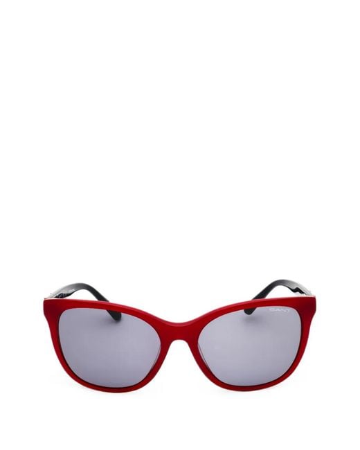 Gant Pink Rectangle-Frame Sunglasses