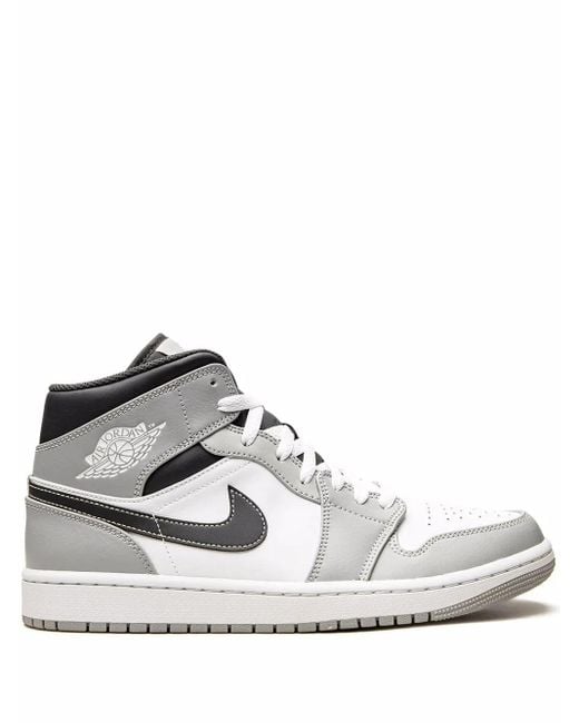 Nike White Air 1 Mid "Light Smoke 2.0" Sneakers for men