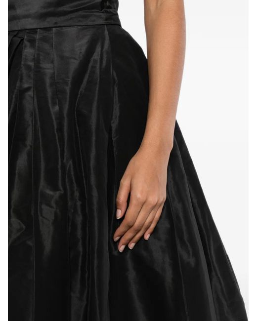 Naeem Khan Black Taffeta Ball Skirt