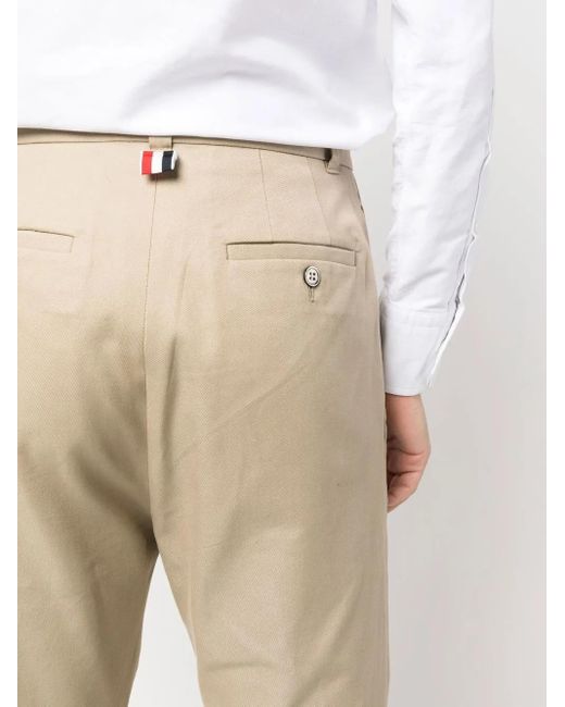 Thom Browne Cropped Chino in het Natural voor heren