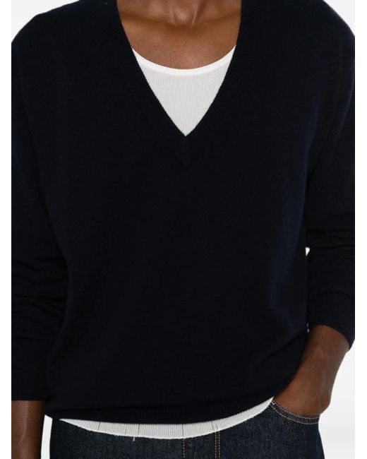 Extreme Cashmere Black V-Neck Cashmere Sweater